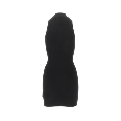 DIESEL M knitted mini dress with oval d logo