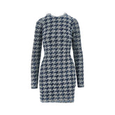 DIESEL M halma jacquard cotton mini dress