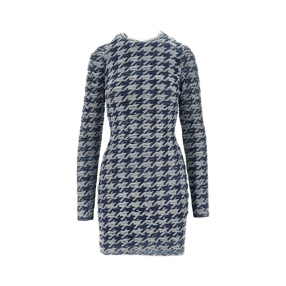 DIESEL M halma jacquard cotton mini dress