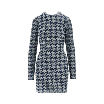 DIESEL M halma jacquard cotton mini dress