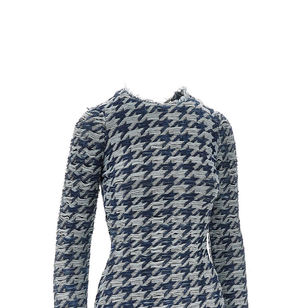 DIESEL M halma jacquard cotton mini dress