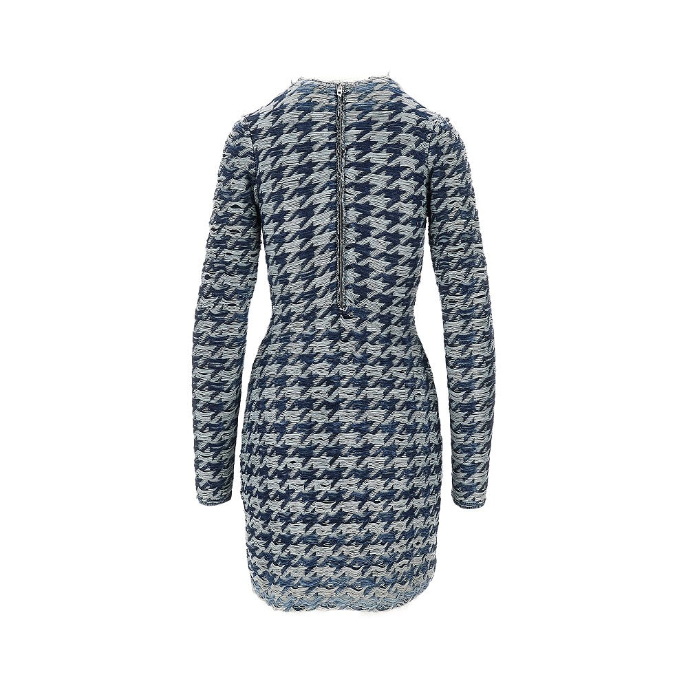 DIESEL M halma jacquard cotton mini dress