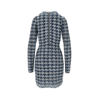 DIESEL M halma jacquard cotton mini dress