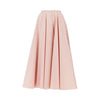 poplin ankle-length skirt