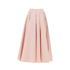 poplin ankle-length skirt