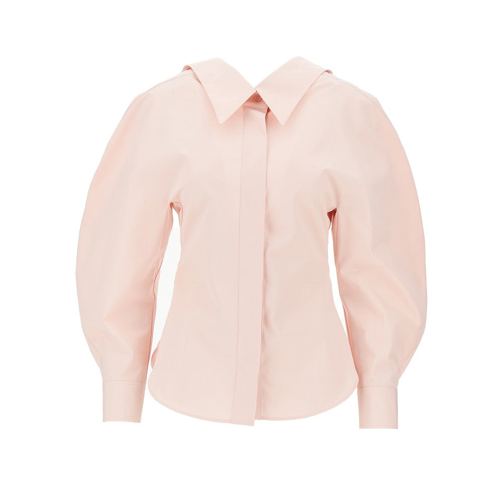 GIVENCHY 36 poplin shirt with rounded sleeves
