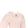 poplin shirt with rounded sleeves