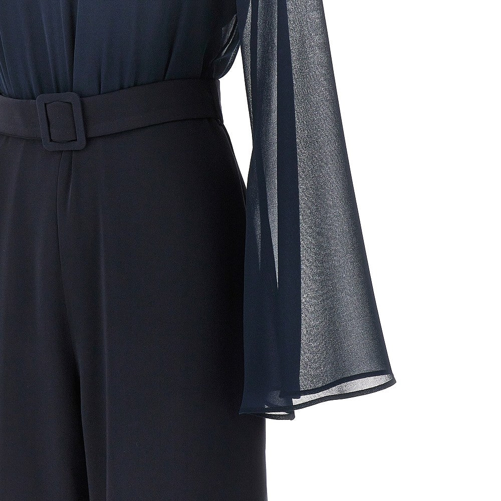 P.A.R.O.S.H. S cady and chiffon jumpsuit