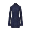 esibizionista capsule knitted mini dress