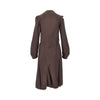 creased effect twill dress