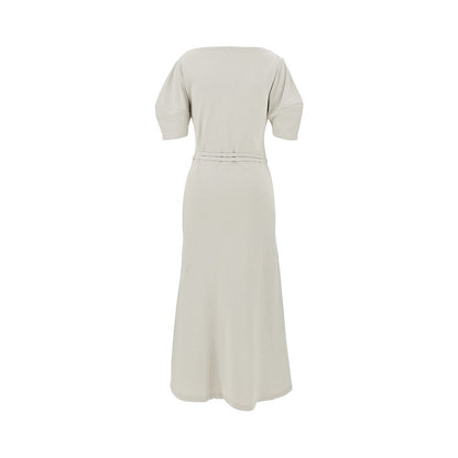 LEMAIRE XS off-the-shoulder jersey midi dress
