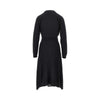 buttoned panels knitted midi dress