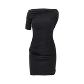 JACQUEMUS S drapeado jersey mini dress