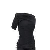 JACQUEMUS S drapeado jersey mini dress