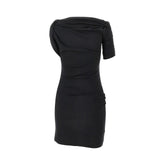 JACQUEMUS S drapeado jersey mini dress