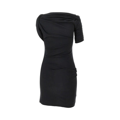 JACQUEMUS S drapeado jersey mini dress