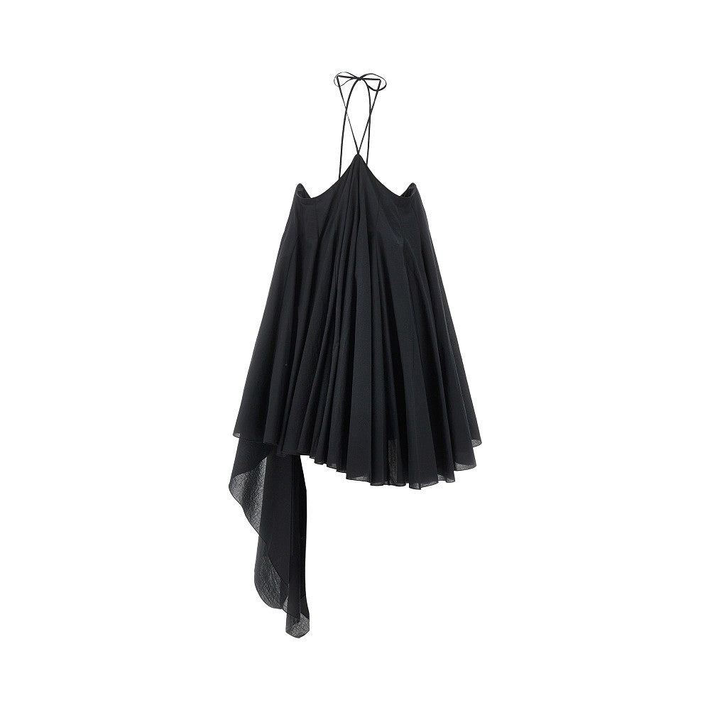 JACQUEMUS 36 triangle poplin mini dress