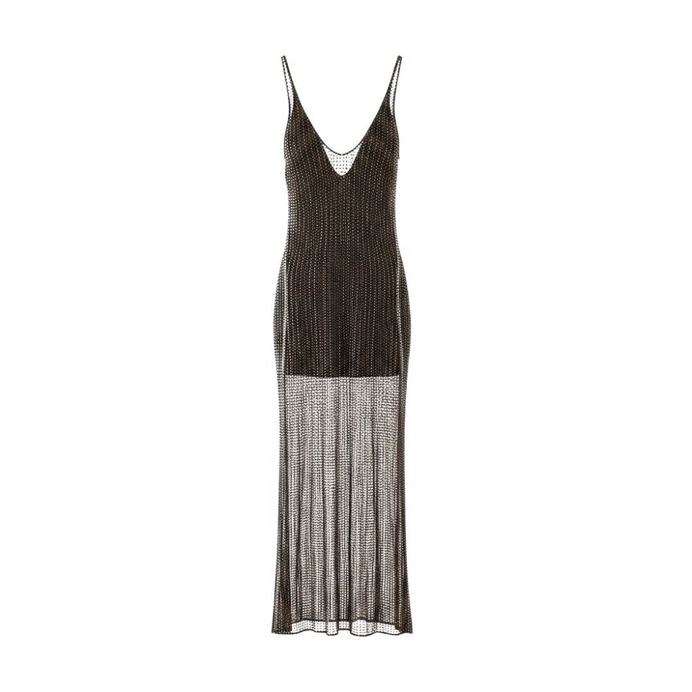 VENUJA M crystal strapless mini dress