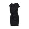 draped jersey mini dress