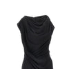 draped jersey mini dress