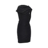 draped jersey mini dress