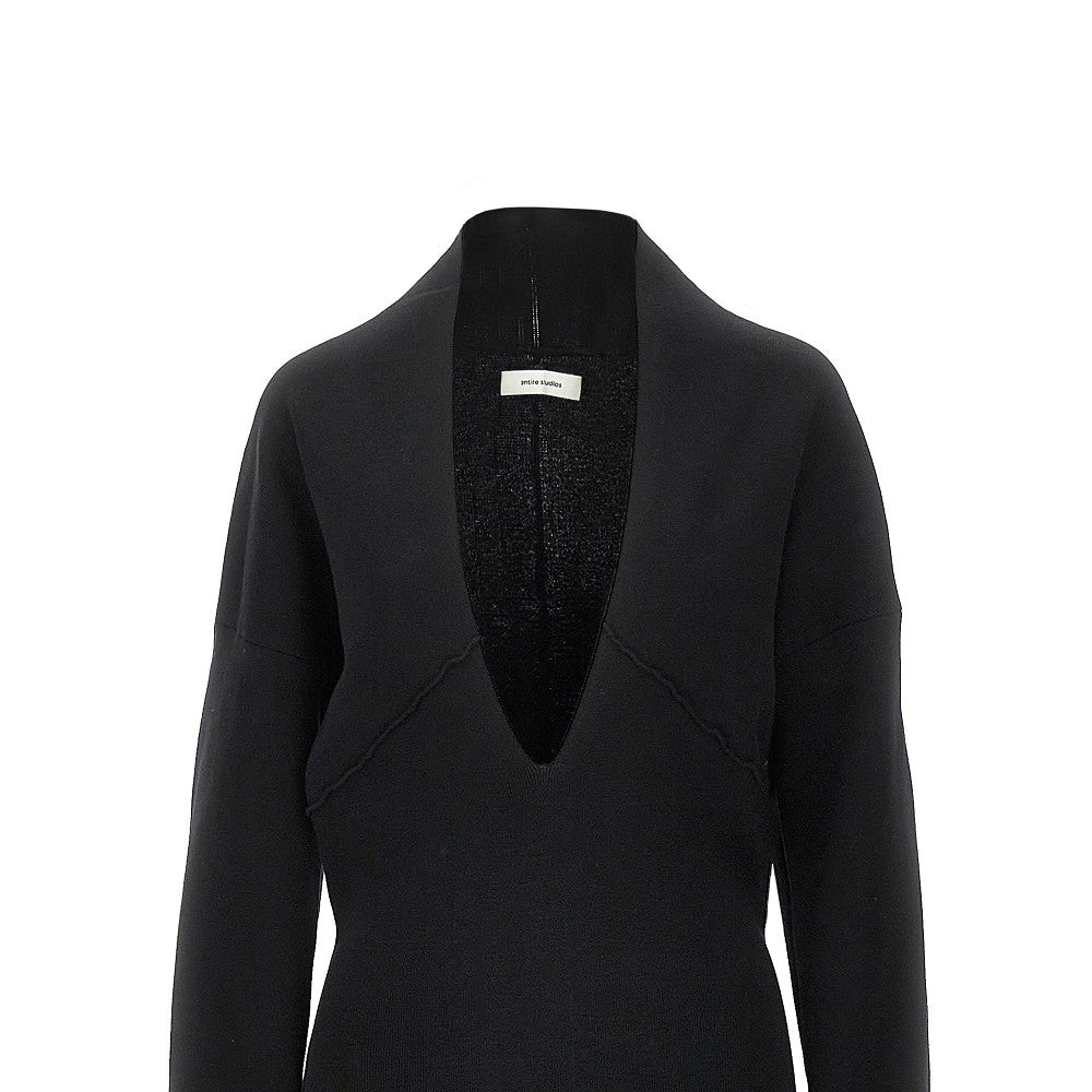 ENTIRE STUDIOS XS-S rallel knitted long dress