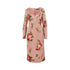 DOLCE&GABBANA 42 roses bouquet print silk dress