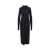 wool-blend jersey midi dress