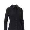 wool-blend jersey midi dress