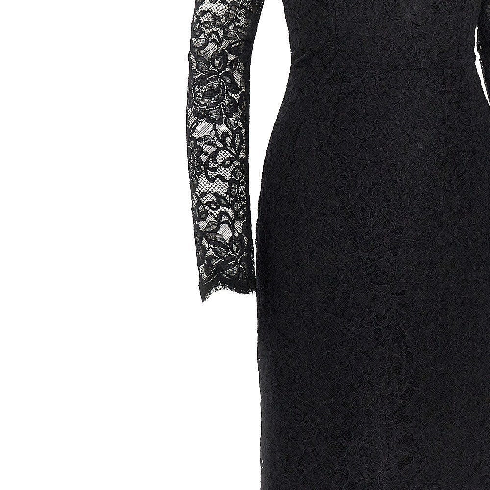 DOLCE&amp;GABBANA 42 cordonetto lace midi dress