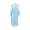 floral cordonetto lace midi dress