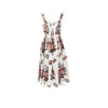 floral print poplin midi dress