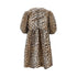 GANNI 36 leopard cotton mini dress