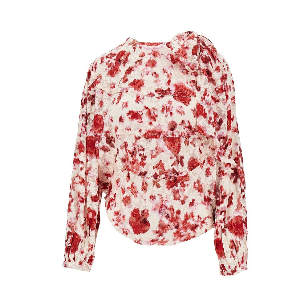 ISABEL MARANT 36 printed silk firma blouse