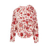 printed silk firma blouse