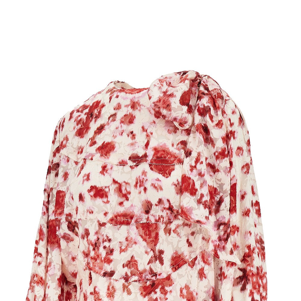 ISABEL MARANT 36 printed silk firma blouse