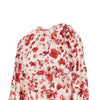 printed silk firma blouse