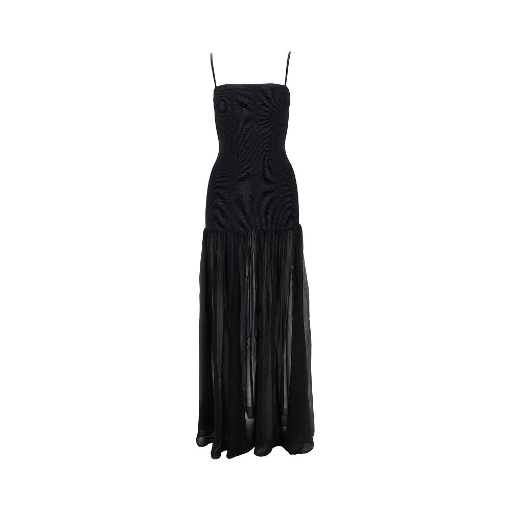 HUNZA G OS hybrid long dress