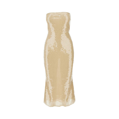 marylin strapless midi dress