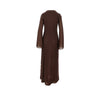 lumière long kaftan dress