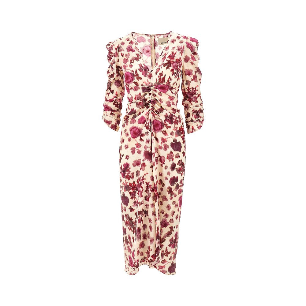 ISABEL MARANT 36 albini printed silk midi dress