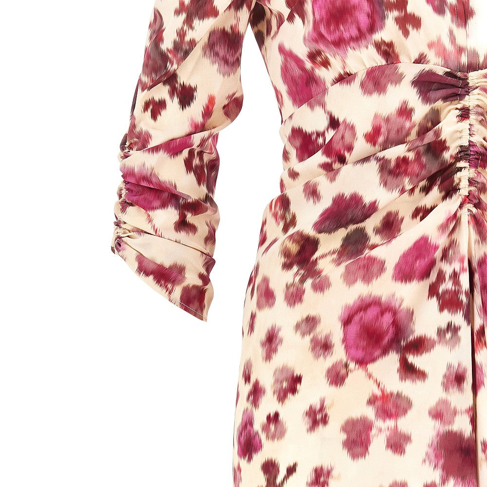 ISABEL MARANT 36 albini printed silk midi dress