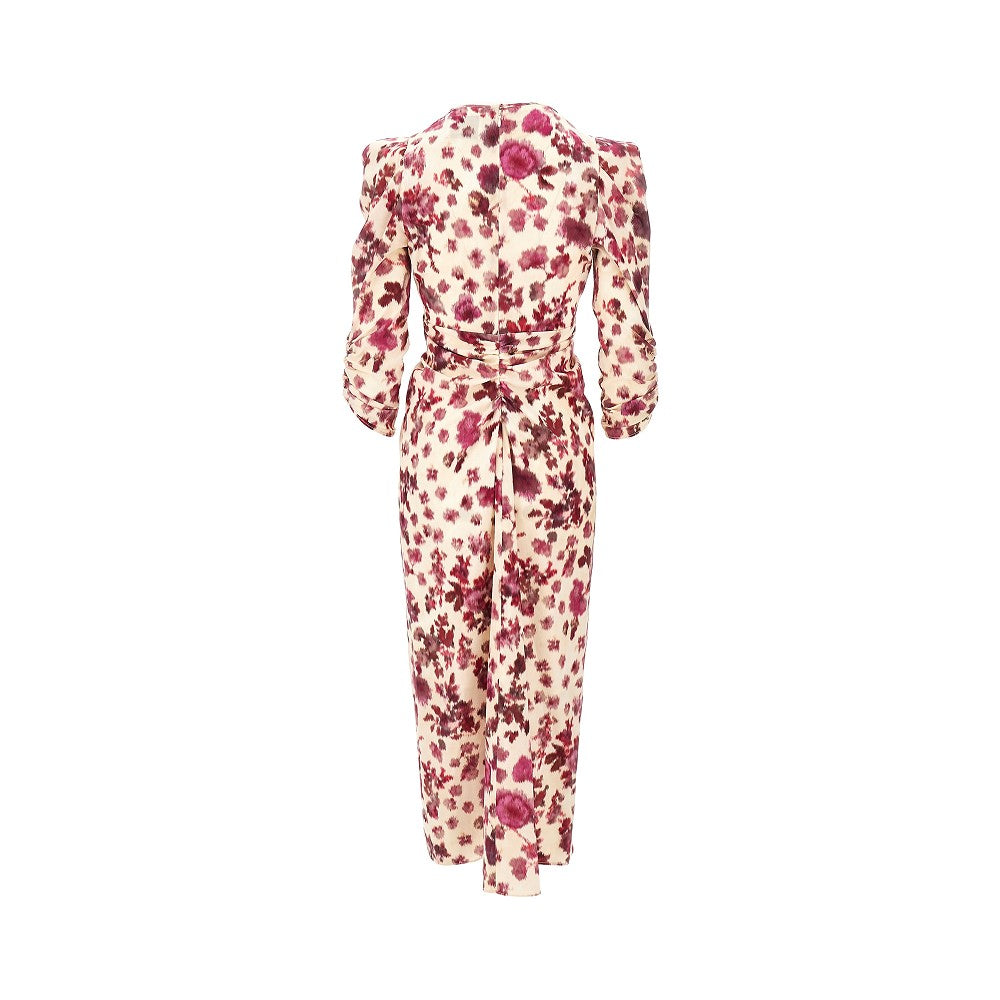 ISABEL MARANT 36 albini printed silk midi dress