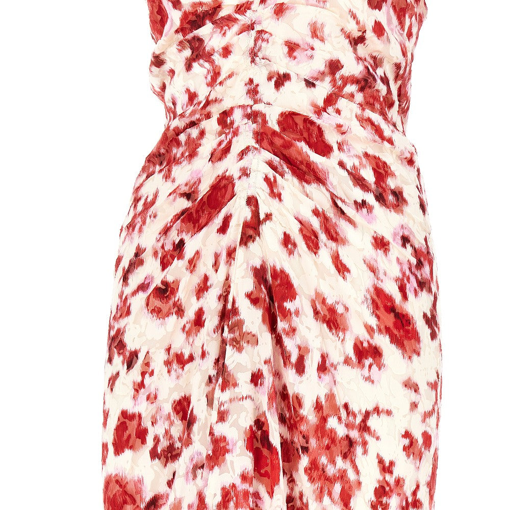 silk-blend lyndsay midi dress
