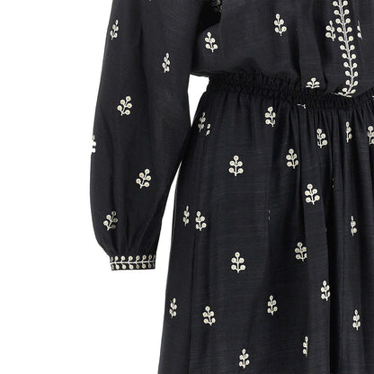 ISABEL MARANT 36 rodilia embroidered silk dress