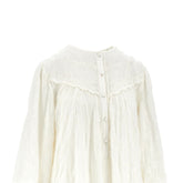 ISABEL MARANT 38 embroidered cotton and silk short dress