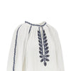 ludy embroidered organic cotton mini dress