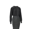 aliza lurex midi dress