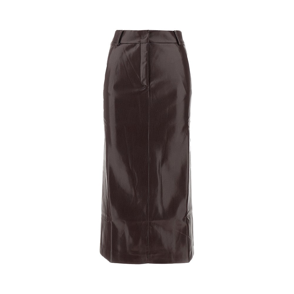 THE ANDAMANE 42 xania vegan leather pencil skirt