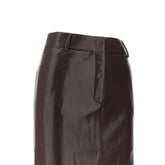 THE ANDAMANE 42 xania vegan leather pencil skirt